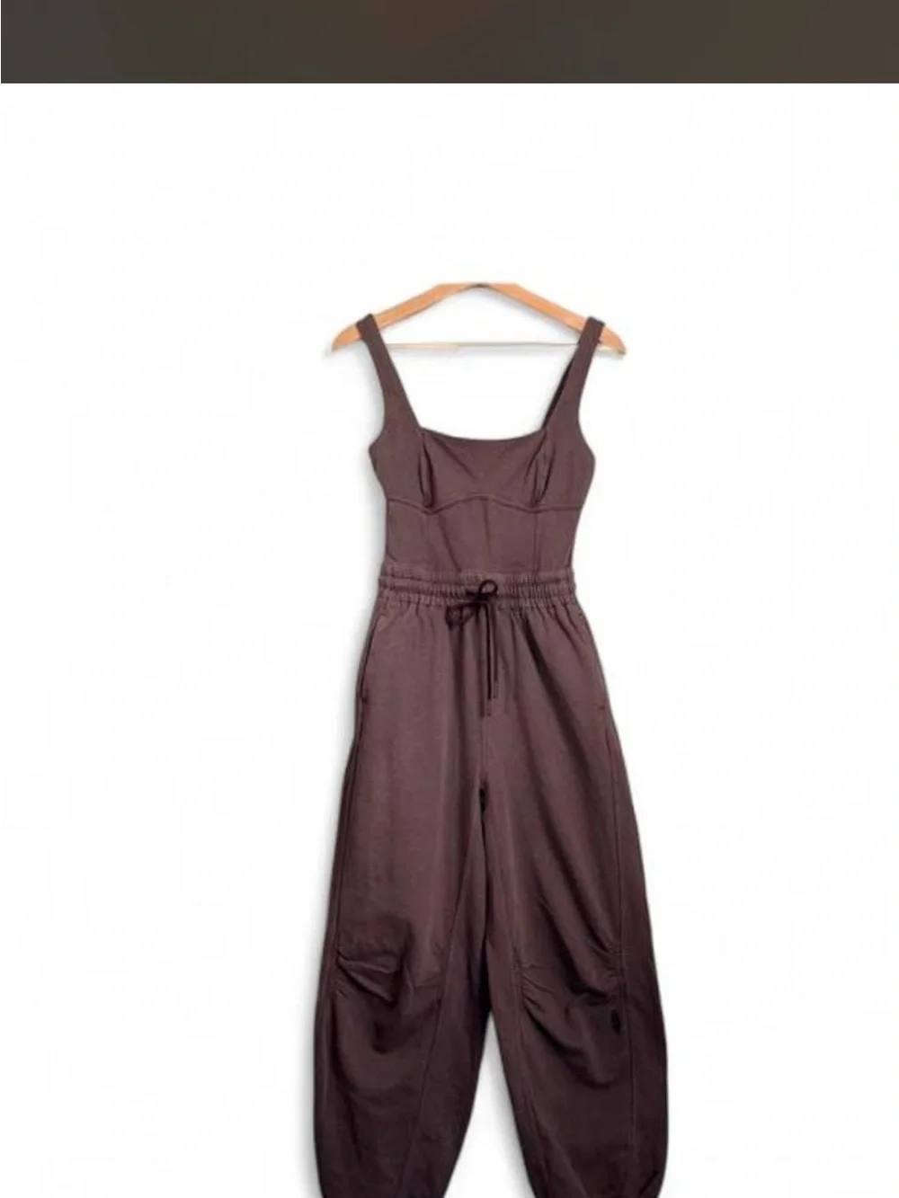 nwot FREE PEOPLE -brown inbound onesie XS